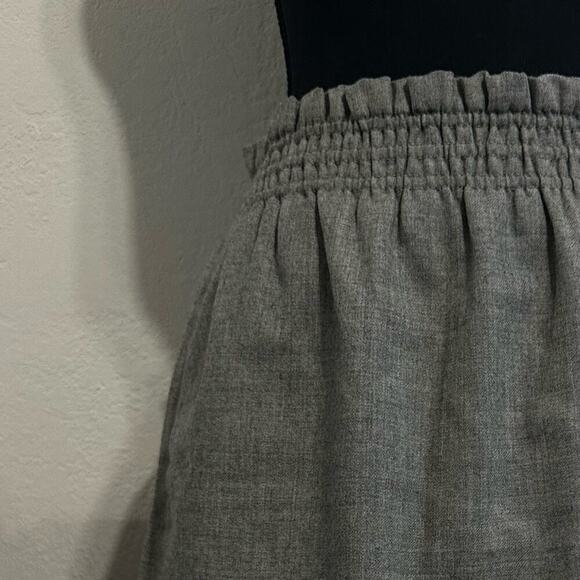 J. Crew Sidewalk Wool Skirt size US 6 Smocked Elastic High waist Pockets - Picture 8 of 12